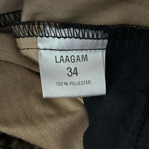 Women's Brown Herringbone Corduroy Straight Leg Pants - Picture 7 of 7